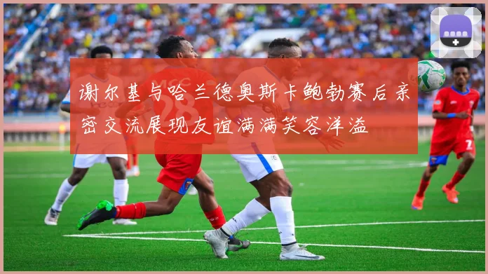 谢尔基与哈兰德奥斯卡鲍勃赛后亲密交流展现友谊满满笑容洋溢